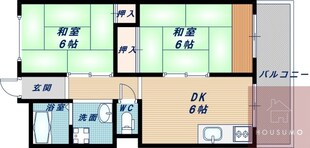 第1マンション寺直の物件間取画像